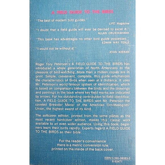 1948 Peterson Field Guide To The Birds Roger Peterson Vintage PB Illustrated B91 - Picture 7 of 7